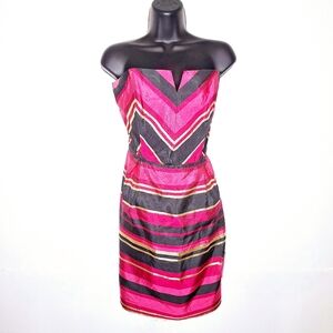 Vineyard Vines brand"A Little Stripes is Nice in Silk" Cocktail Dress size 14.